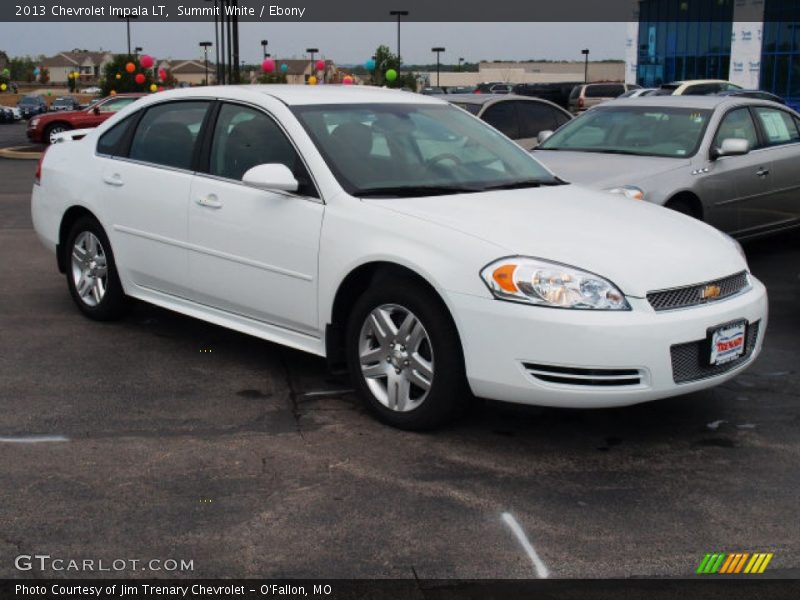 Summit White / Ebony 2013 Chevrolet Impala LT