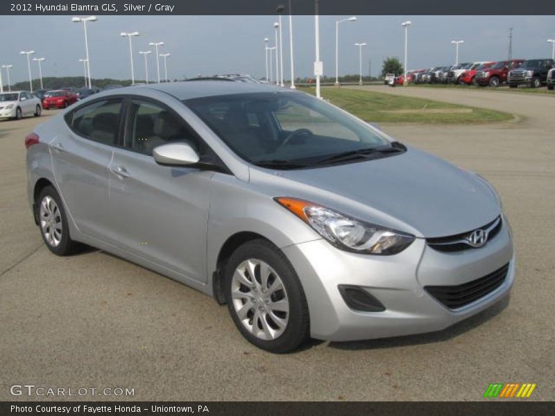 Silver / Gray 2012 Hyundai Elantra GLS