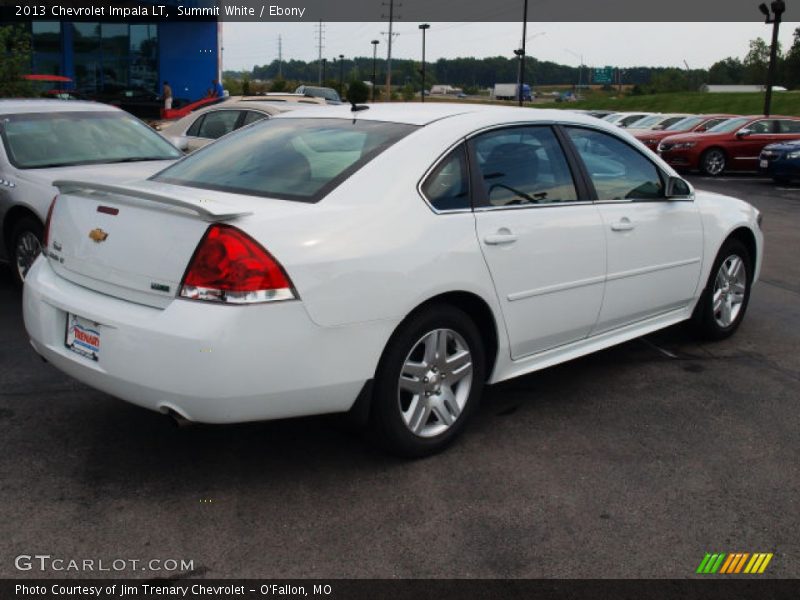 Summit White / Ebony 2013 Chevrolet Impala LT