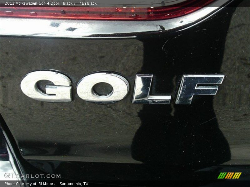 Black / Titan Black 2012 Volkswagen Golf 4 Door