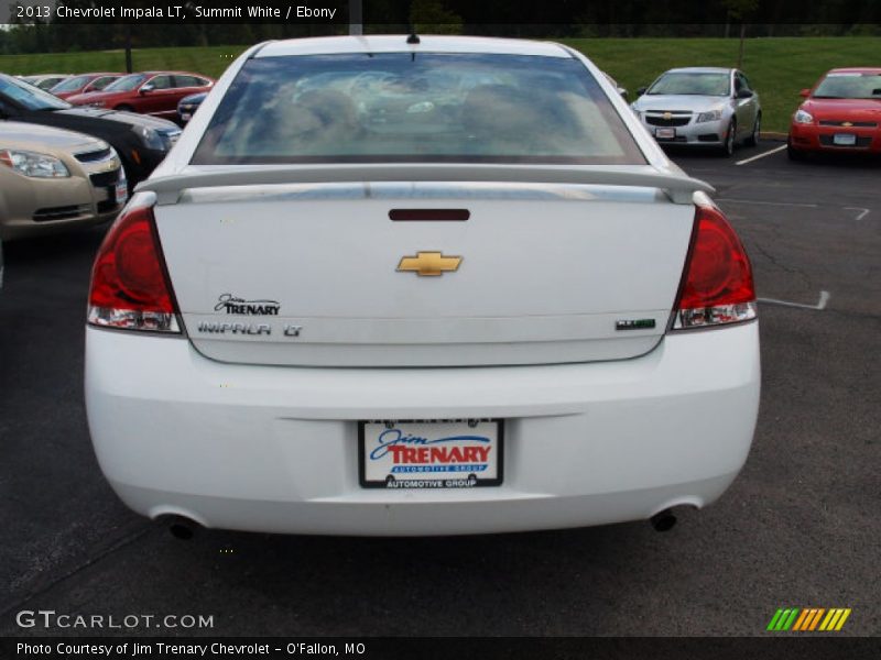 Summit White / Ebony 2013 Chevrolet Impala LT