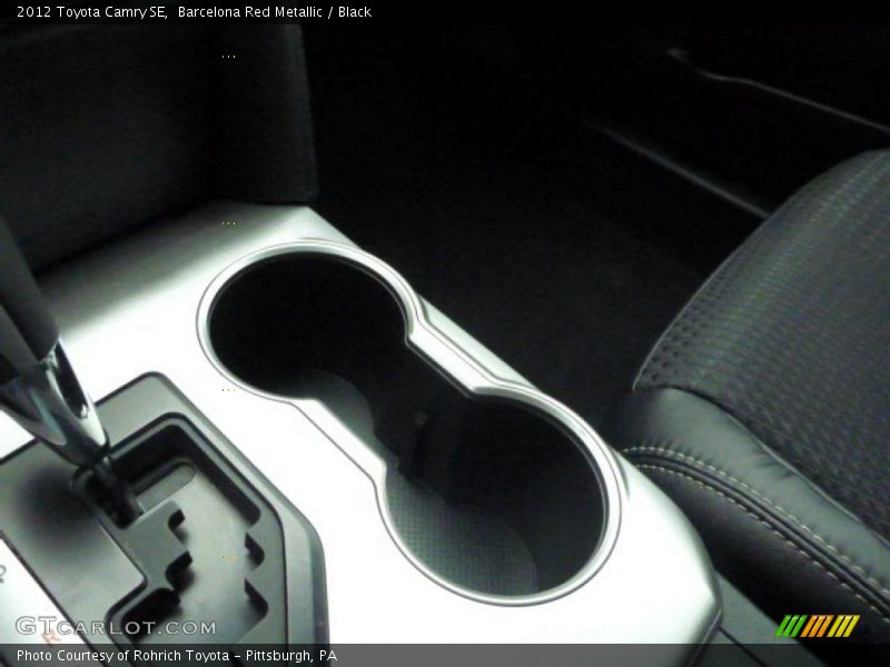 Barcelona Red Metallic / Black 2012 Toyota Camry SE