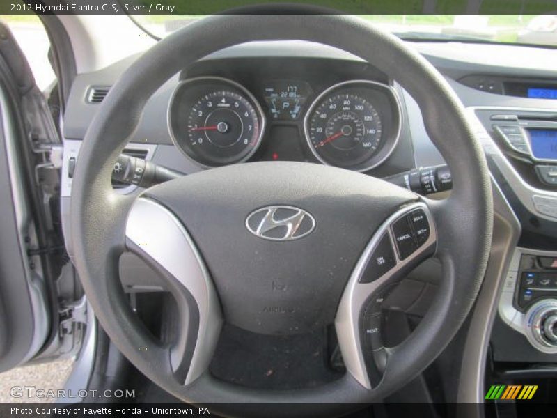 Silver / Gray 2012 Hyundai Elantra GLS