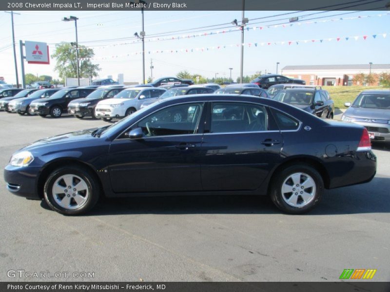 Imperial Blue Metallic / Ebony Black 2008 Chevrolet Impala LT