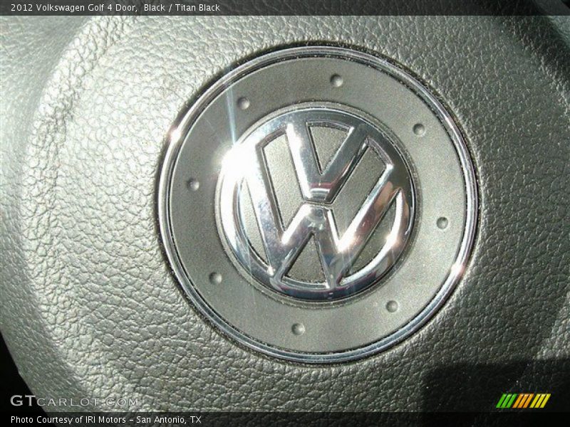 Black / Titan Black 2012 Volkswagen Golf 4 Door