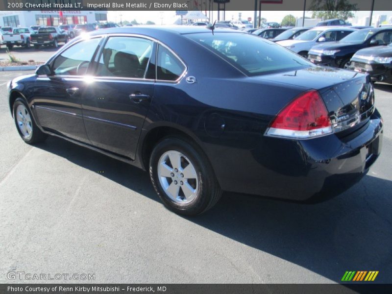 Imperial Blue Metallic / Ebony Black 2008 Chevrolet Impala LT