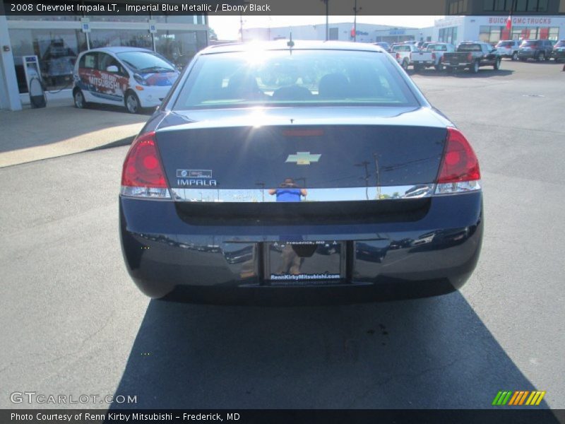 Imperial Blue Metallic / Ebony Black 2008 Chevrolet Impala LT