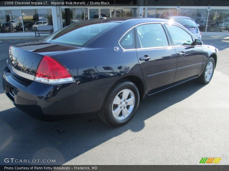 Imperial Blue Metallic / Ebony Black 2008 Chevrolet Impala LT