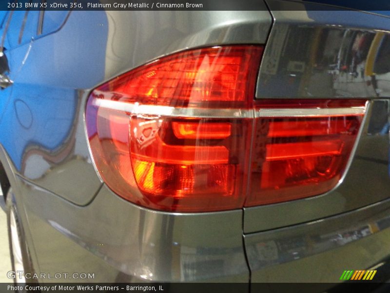 Platinum Gray Metallic / Cinnamon Brown 2013 BMW X5 xDrive 35d