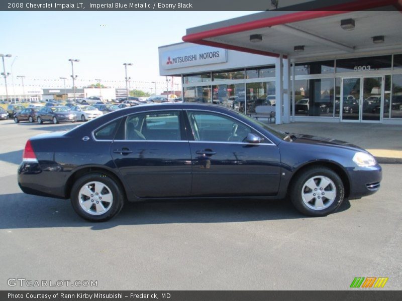Imperial Blue Metallic / Ebony Black 2008 Chevrolet Impala LT