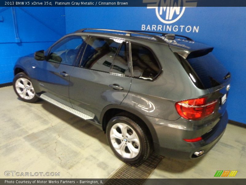 Platinum Gray Metallic / Cinnamon Brown 2013 BMW X5 xDrive 35d