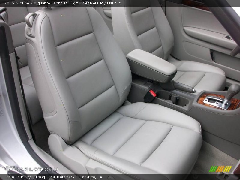 Light Silver Metallic / Platinum 2006 Audi A4 3.0 quattro Cabriolet