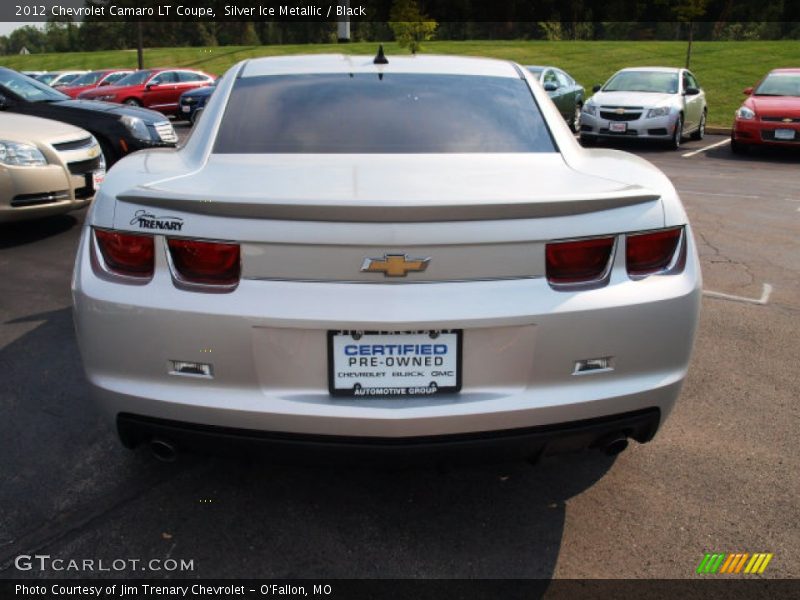 Silver Ice Metallic / Black 2012 Chevrolet Camaro LT Coupe