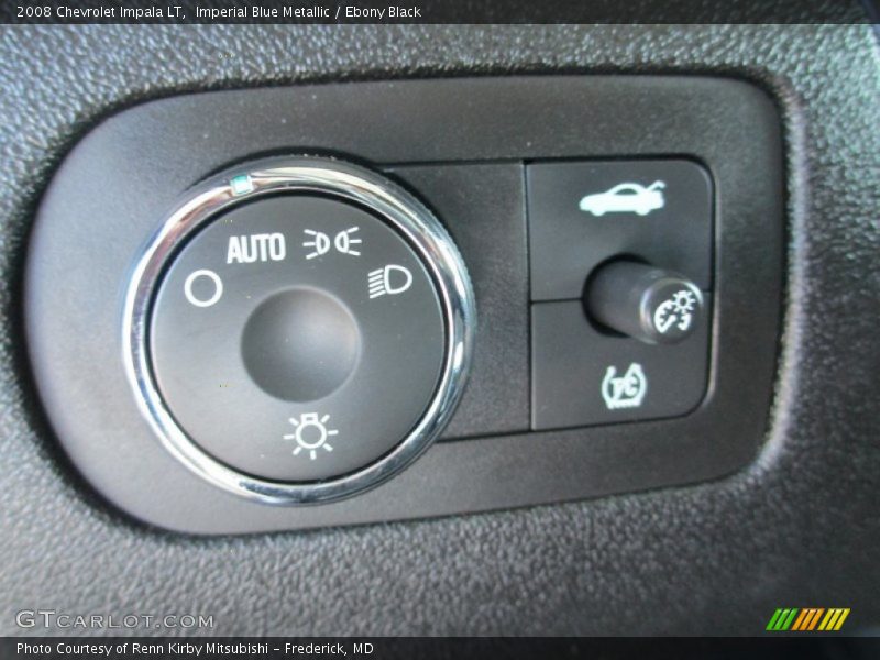 Imperial Blue Metallic / Ebony Black 2008 Chevrolet Impala LT