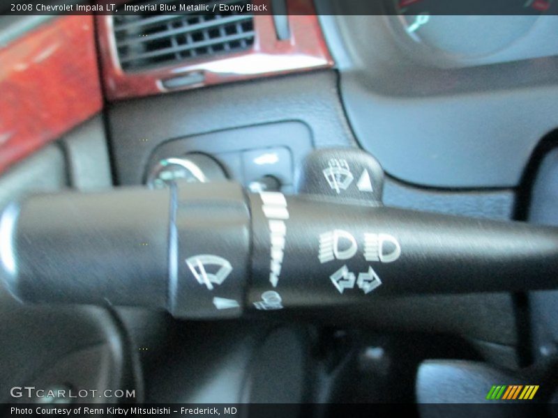 Imperial Blue Metallic / Ebony Black 2008 Chevrolet Impala LT