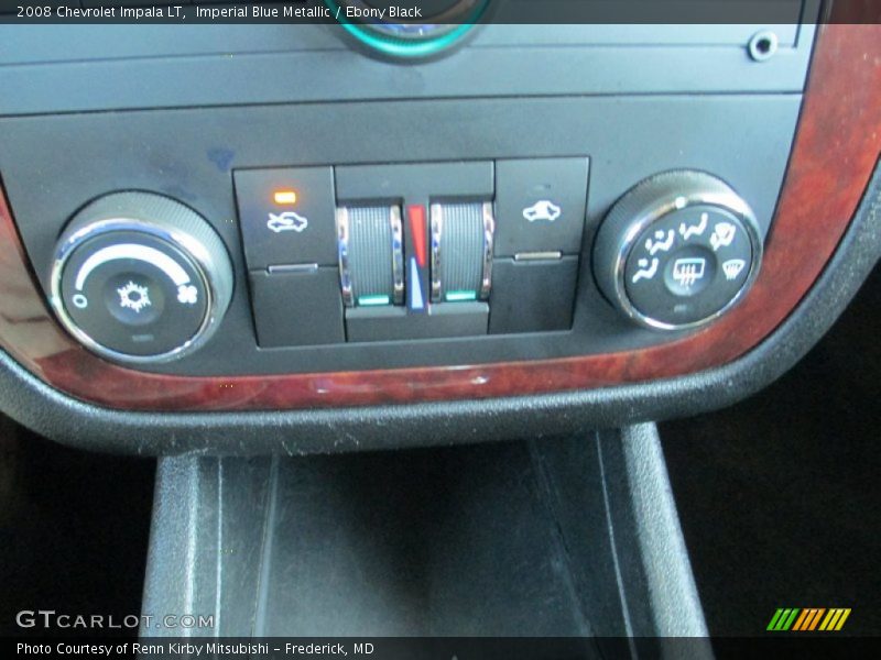Imperial Blue Metallic / Ebony Black 2008 Chevrolet Impala LT