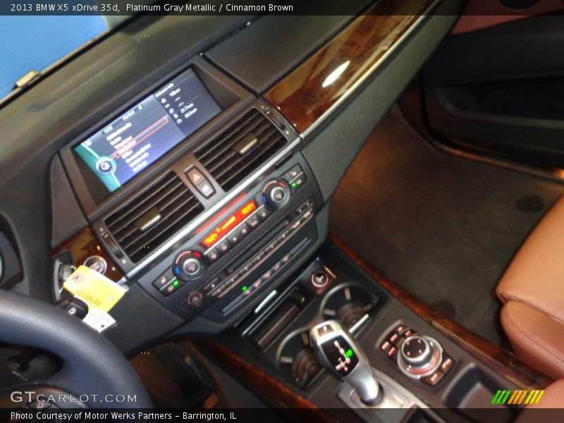 Platinum Gray Metallic / Cinnamon Brown 2013 BMW X5 xDrive 35d