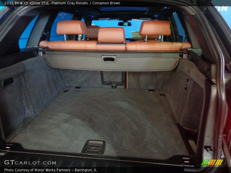 Platinum Gray Metallic / Cinnamon Brown 2013 BMW X5 xDrive 35d