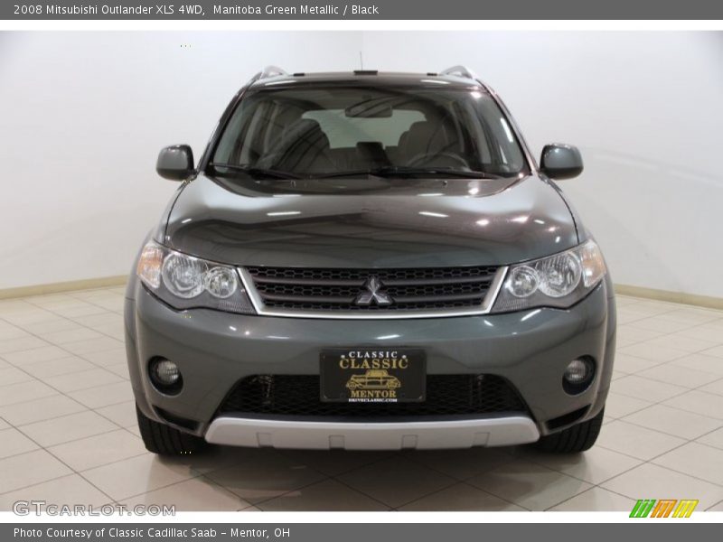 Manitoba Green Metallic / Black 2008 Mitsubishi Outlander XLS 4WD
