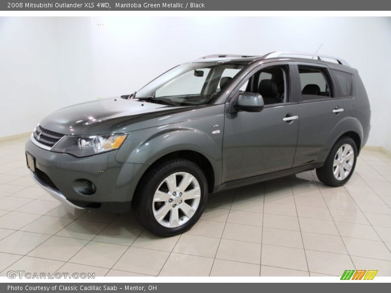 Manitoba Green Metallic / Black 2008 Mitsubishi Outlander XLS 4WD