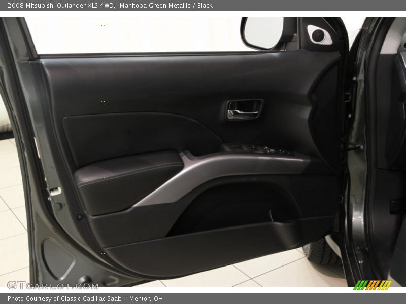 Manitoba Green Metallic / Black 2008 Mitsubishi Outlander XLS 4WD