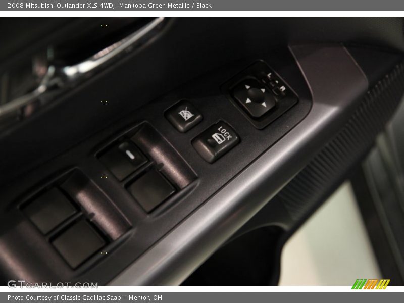 Manitoba Green Metallic / Black 2008 Mitsubishi Outlander XLS 4WD