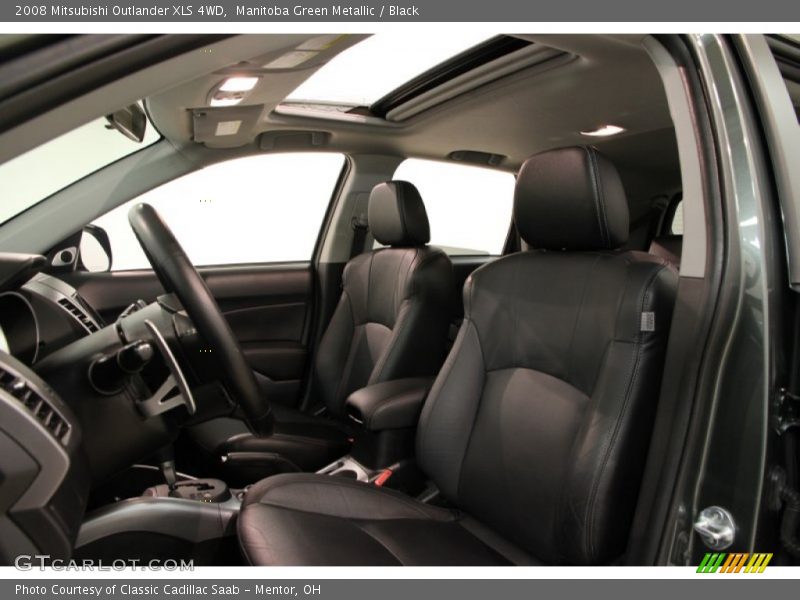 Manitoba Green Metallic / Black 2008 Mitsubishi Outlander XLS 4WD