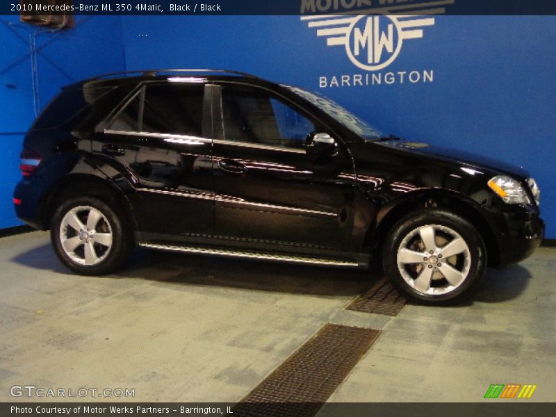 Black / Black 2010 Mercedes-Benz ML 350 4Matic