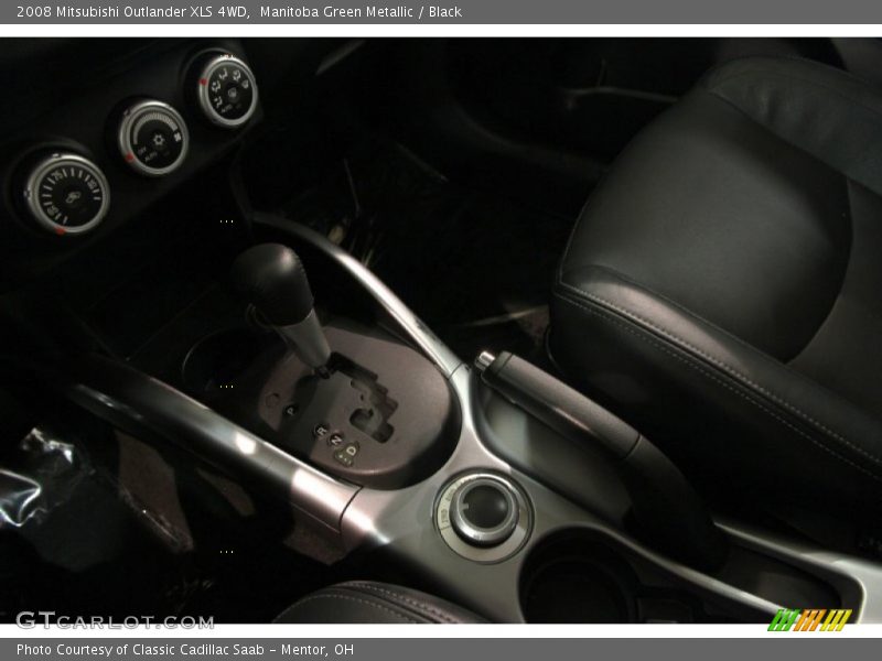 Manitoba Green Metallic / Black 2008 Mitsubishi Outlander XLS 4WD