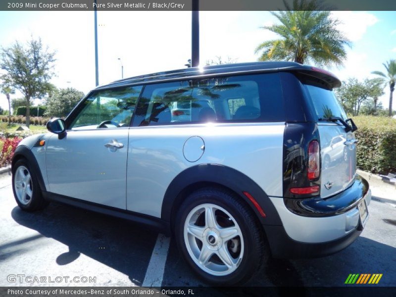 Pure Silver Metallic / Black/Grey 2009 Mini Cooper Clubman