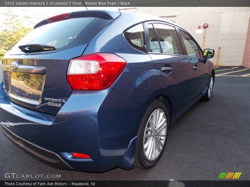 Marine Blue Pearl / Black 2013 Subaru Impreza 2.0i Limited 5 Door