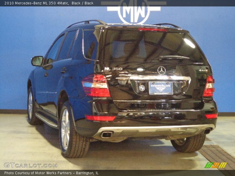 Black / Black 2010 Mercedes-Benz ML 350 4Matic