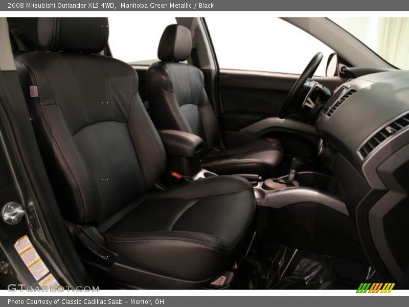 Manitoba Green Metallic / Black 2008 Mitsubishi Outlander XLS 4WD