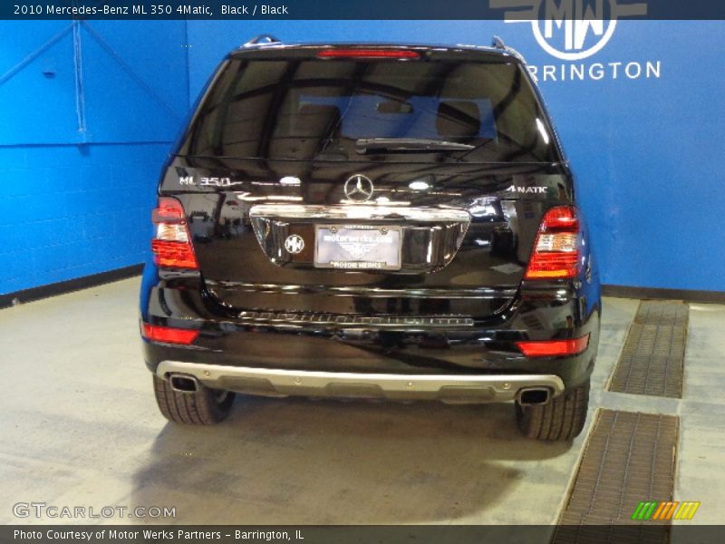 Black / Black 2010 Mercedes-Benz ML 350 4Matic