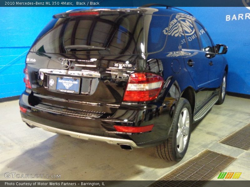 Black / Black 2010 Mercedes-Benz ML 350 4Matic