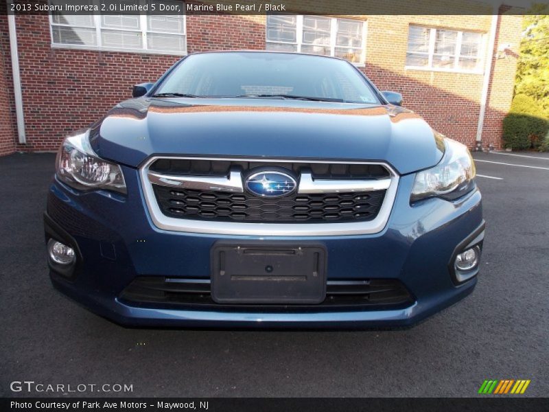Marine Blue Pearl / Black 2013 Subaru Impreza 2.0i Limited 5 Door