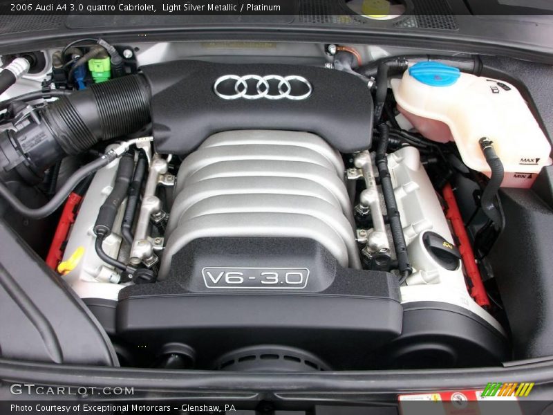 Light Silver Metallic / Platinum 2006 Audi A4 3.0 quattro Cabriolet