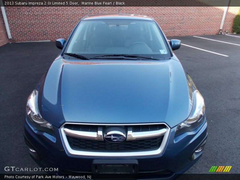 Marine Blue Pearl / Black 2013 Subaru Impreza 2.0i Limited 5 Door