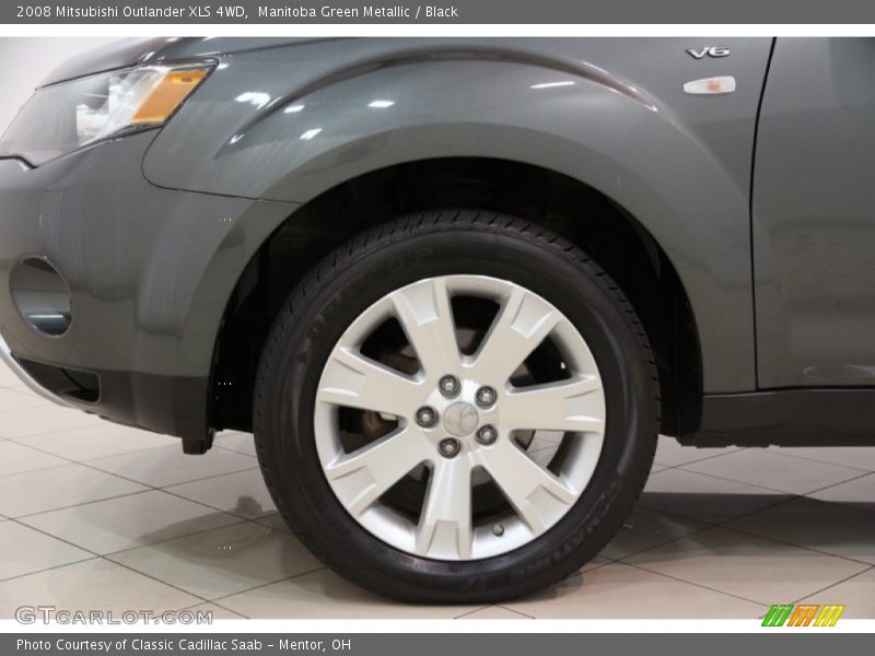 Manitoba Green Metallic / Black 2008 Mitsubishi Outlander XLS 4WD