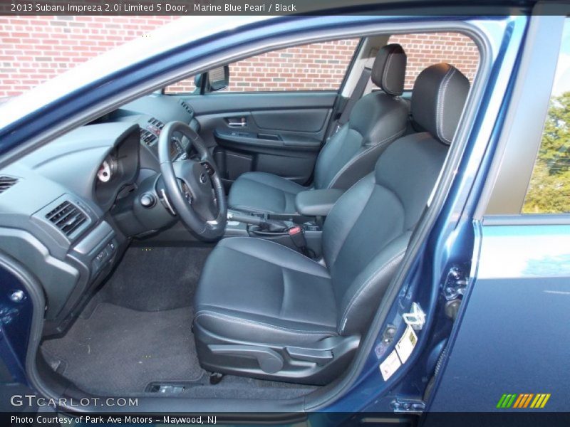  2013 Impreza 2.0i Limited 5 Door Black Interior