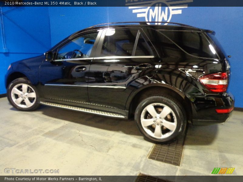 Black / Black 2010 Mercedes-Benz ML 350 4Matic