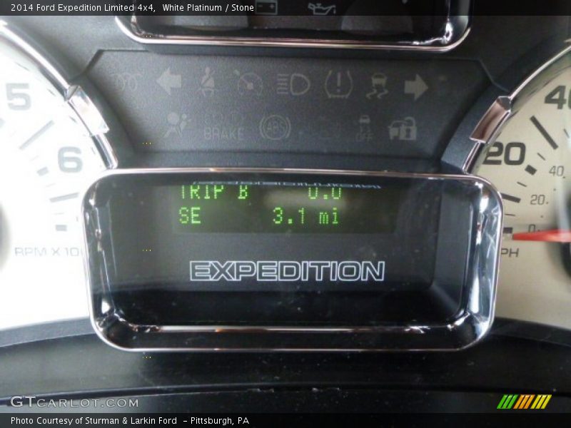 White Platinum / Stone 2014 Ford Expedition Limited 4x4