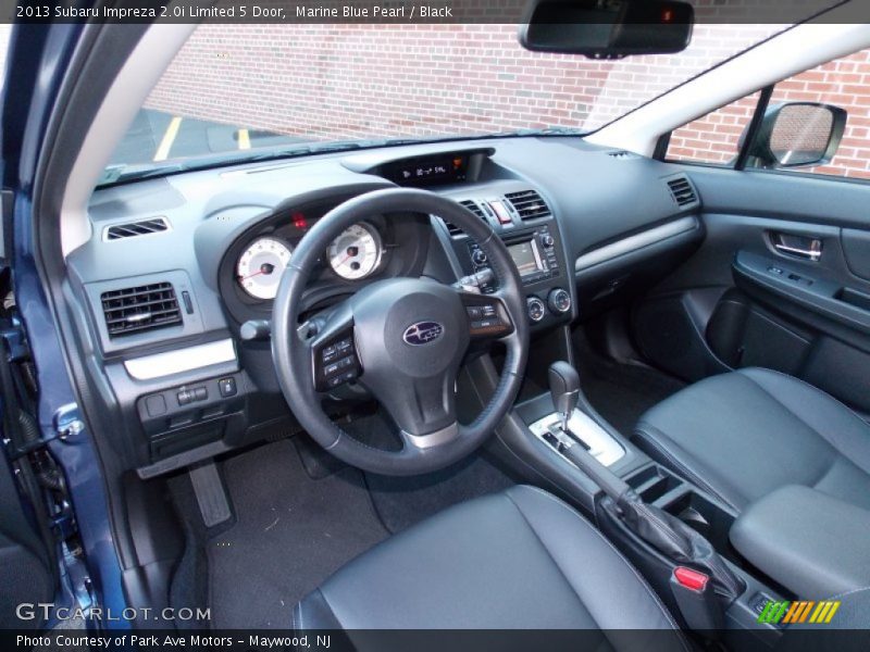 Black Interior - 2013 Impreza 2.0i Limited 5 Door 