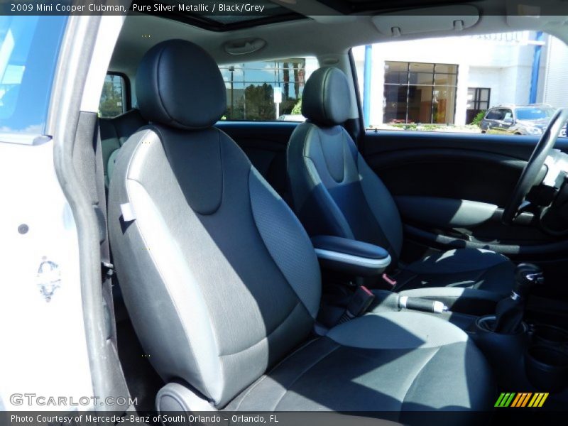 Pure Silver Metallic / Black/Grey 2009 Mini Cooper Clubman
