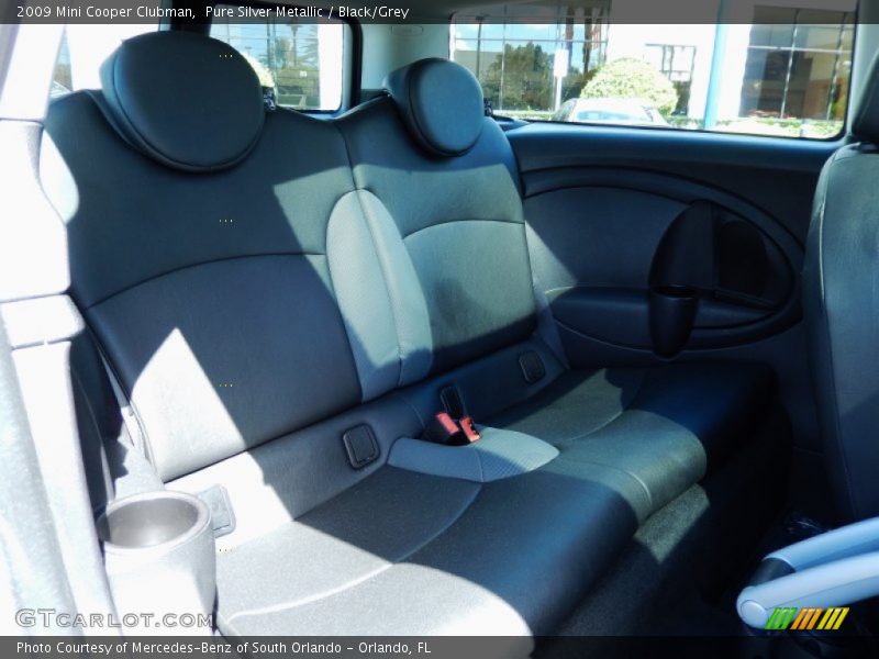 Pure Silver Metallic / Black/Grey 2009 Mini Cooper Clubman