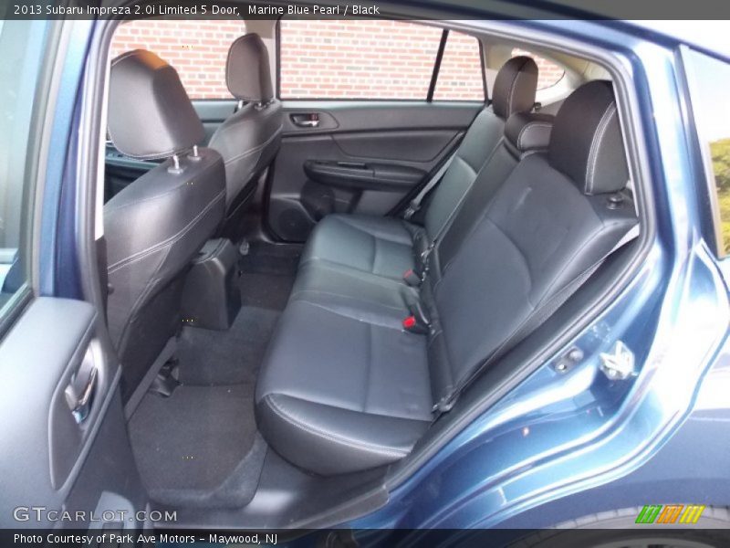 Rear Seat of 2013 Impreza 2.0i Limited 5 Door