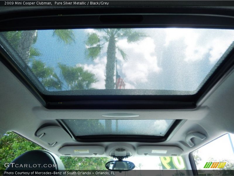 Pure Silver Metallic / Black/Grey 2009 Mini Cooper Clubman