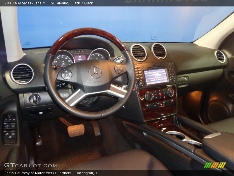 Black / Black 2010 Mercedes-Benz ML 350 4Matic
