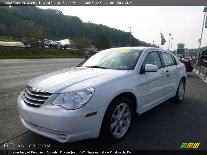 Stone White / Dark Slate Gray/Light Slate Gray 2008 Chrysler Sebring Touring Sedan