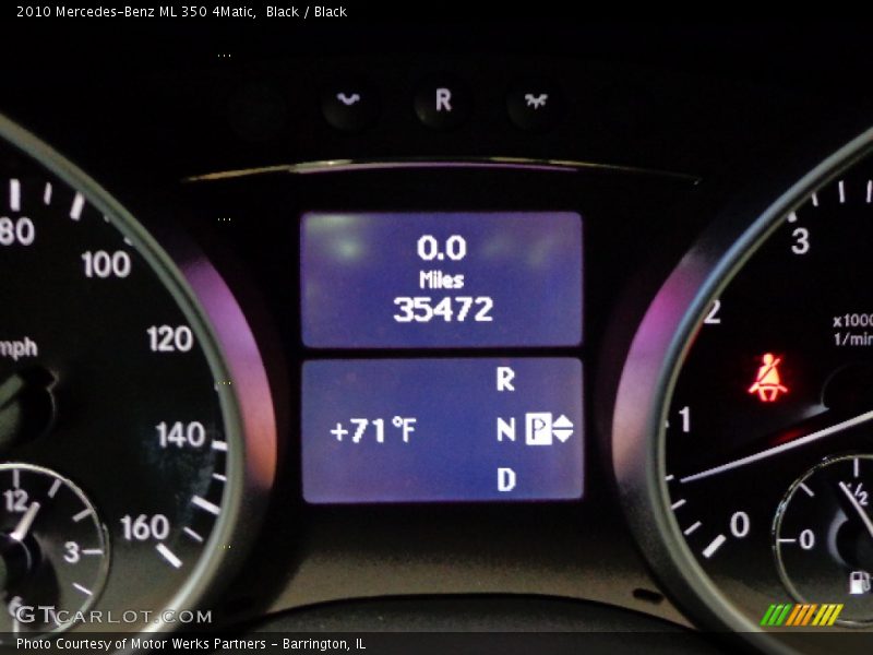 Black / Black 2010 Mercedes-Benz ML 350 4Matic